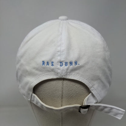I DO Slideback Hat White OSFM Adjustable Embroidered 6 Panel Rae Dunn