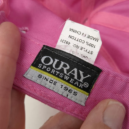 Ouray Baseball Cap Pink One Size Yellowstone National Park Cotton Strapback Hat