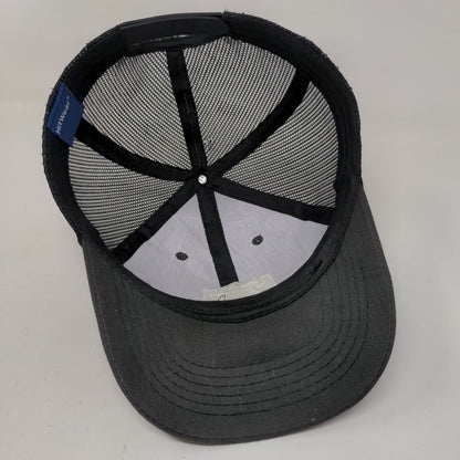 Carolina Point Snapback Mesh Back Trucker Hat Gray One Size Hit Wear