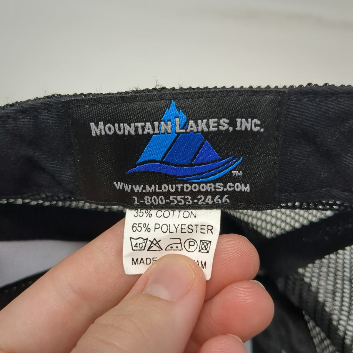 Mountain Lakes First Hunt Foundation Black One Size Baseball Cap Pink Camo Hat