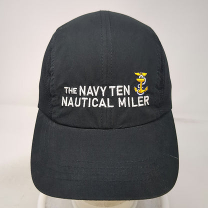 Headwear Associates Baseball Cap Black One Size Navy Ten Nautical Miler Race Hat