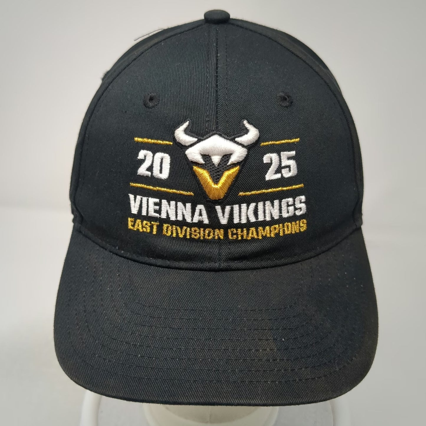 Vienna Vikings ELF K Pro Baseball Cap Black One Size East Division Champions
