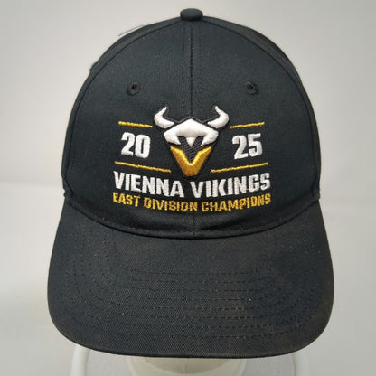 Vienna Vikings ELF K Pro Baseball Cap Black One Size East Division Champions