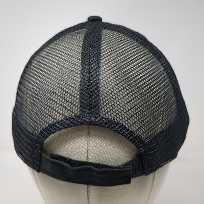 Stihl Outfitters Baseball Cap Black One Size Mesh Back Gray Strapback Logo Hat
