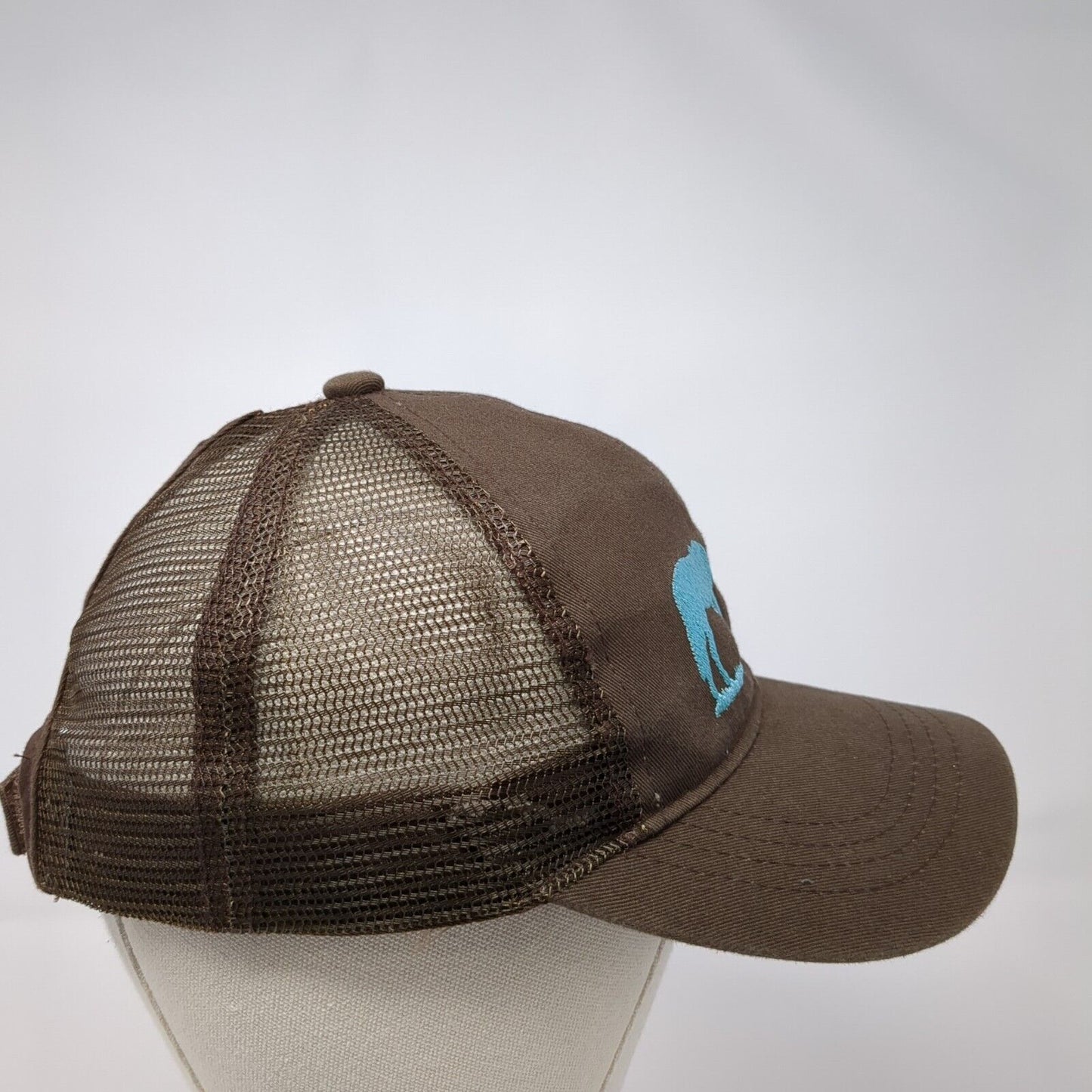 C.C Exclusives Trucker Hat Ponytail Brown One Size Cowboy Praying