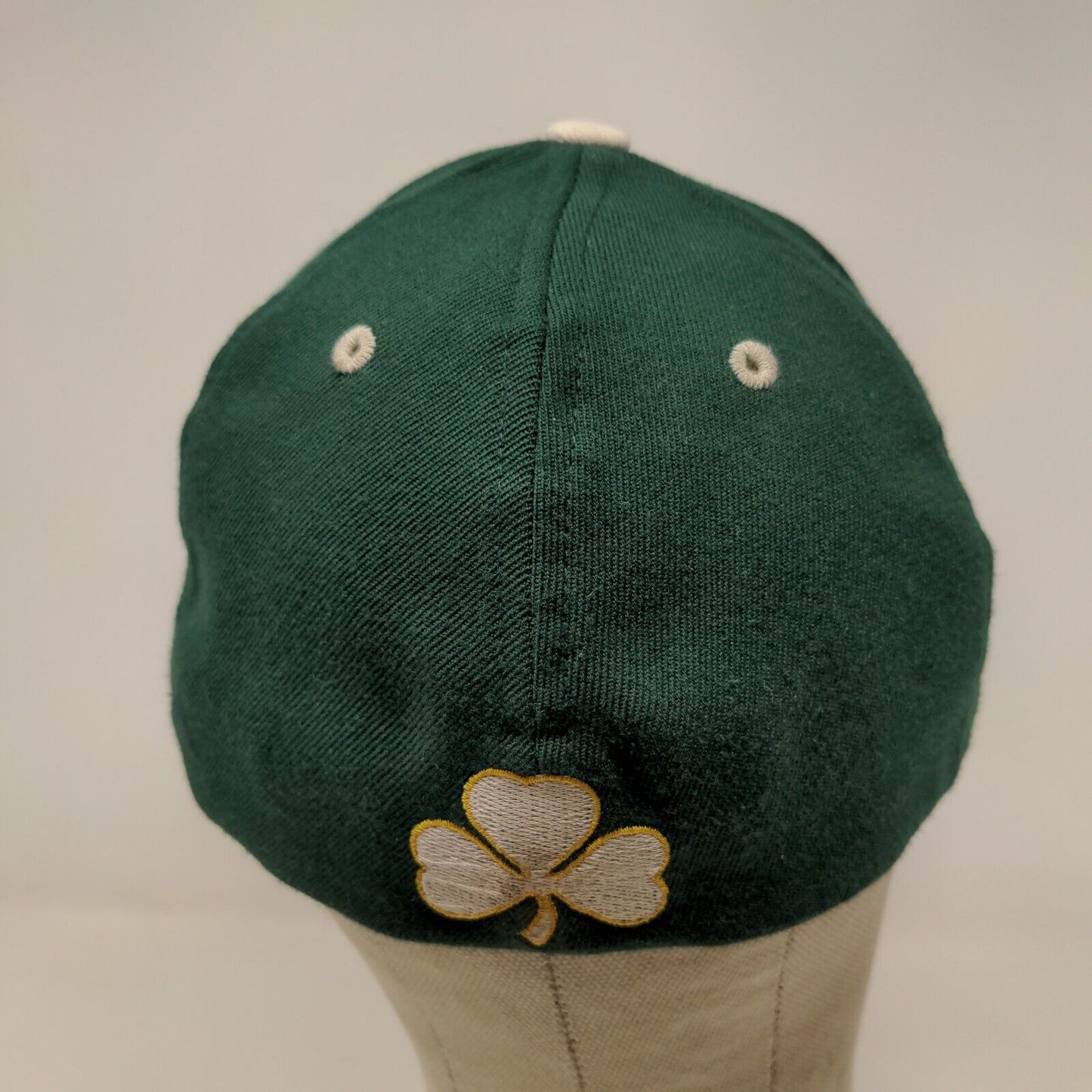 Pacific Headwear Men's Fitted Hat Green Size M-XL 7 3/8 - 8 Embroidered Logo