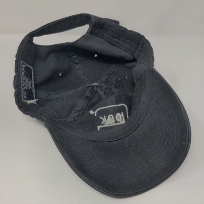 GLOCK Shooting Sports Slideback Hat Black OSFA Adjustable Embroidered 6 Panel