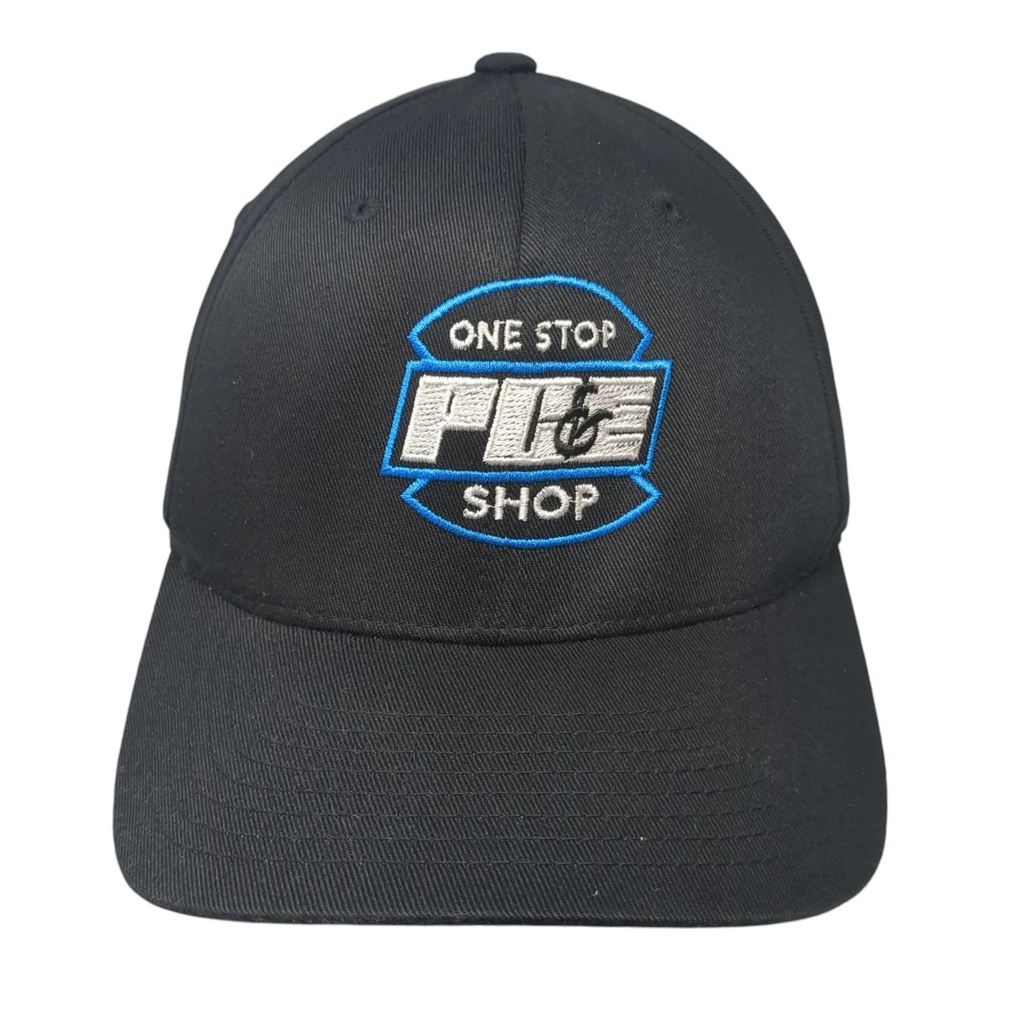 One Stop Shop PC&E Atlanta Fitted Baseball Cap Black XL Flexfit Port Authority
