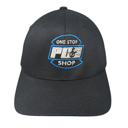 One Stop Shop PC&E Atlanta Fitted Baseball Cap Black XL Flexfit Port Authority
