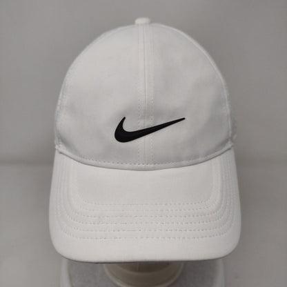 Nike Slideback Hat White OSFM Adjustable Swoosh Logo Breathable Heritage86