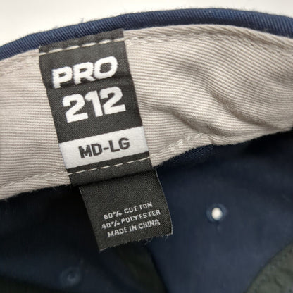 J Baseball Snapback Hat Blue M/L Adjustable Embroidered Pro212 Richardson