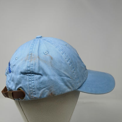 Adams Baseball Cap Blue One Size Live Like Jonathan Leather Strapback Hat