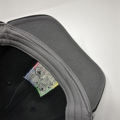Give Kids Smile Strapback Hat Black One Size Otto Orthodontics 6 Panel