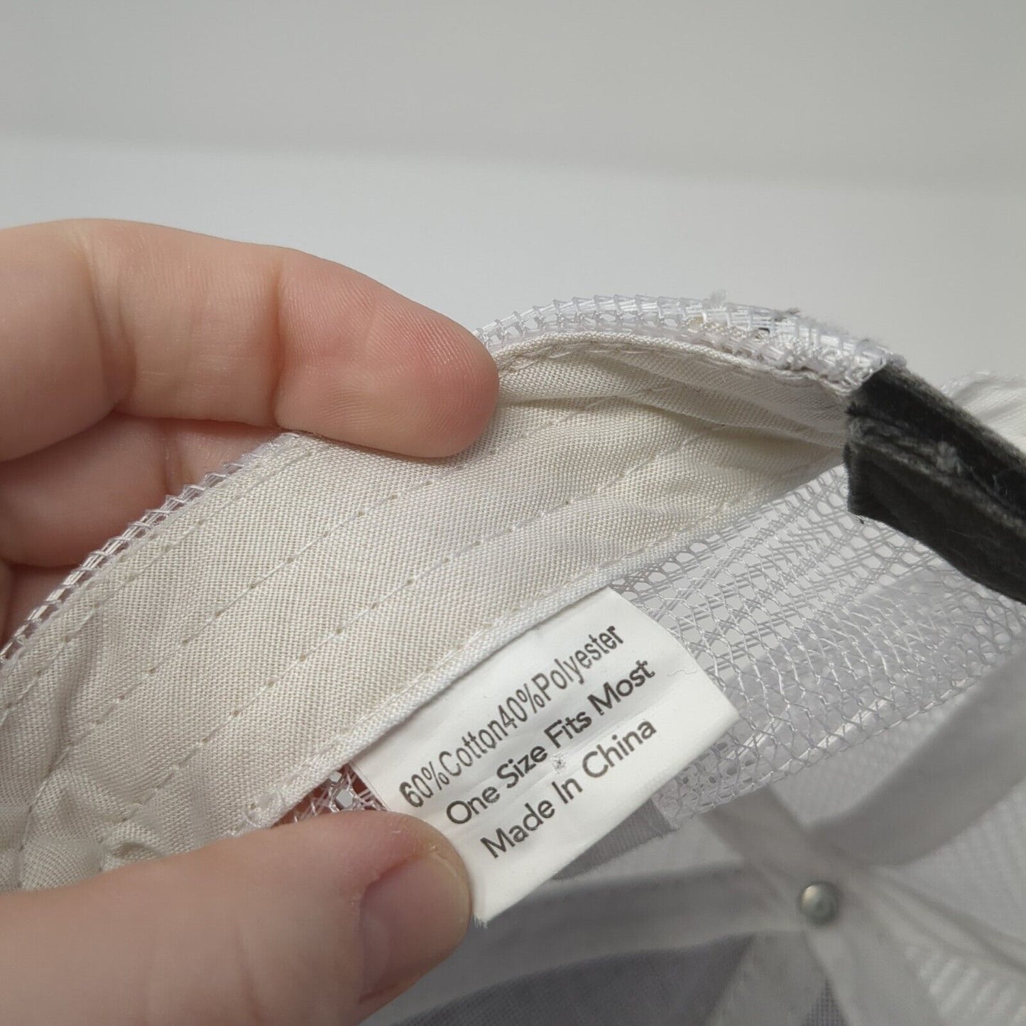 Driveway Drinker Strapback Trucker Hat Gray One Size Adjustable Mesh Distressed