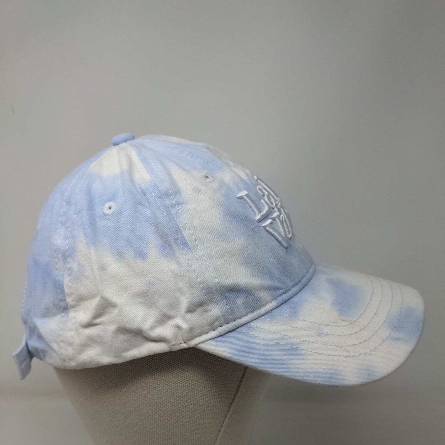 Lake Vibes Slideback Hat Multi OSFM Embroidered Adjustable Tie Dye