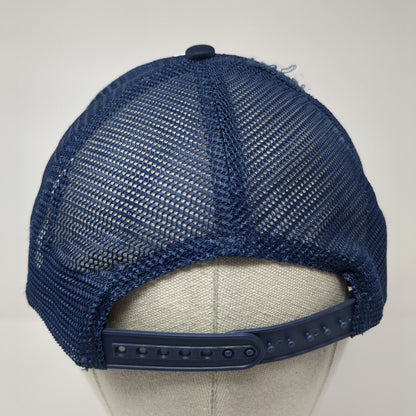 Functional 45 F45 Training Snapback Trucker Hat Blue One Size Mesh Back