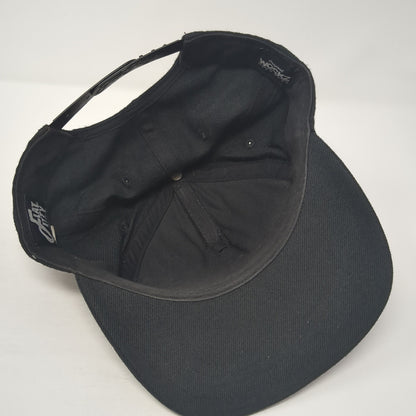 JBWKZ Snapback Hat Black One Size Adjustable Embroidered Flat Fitty