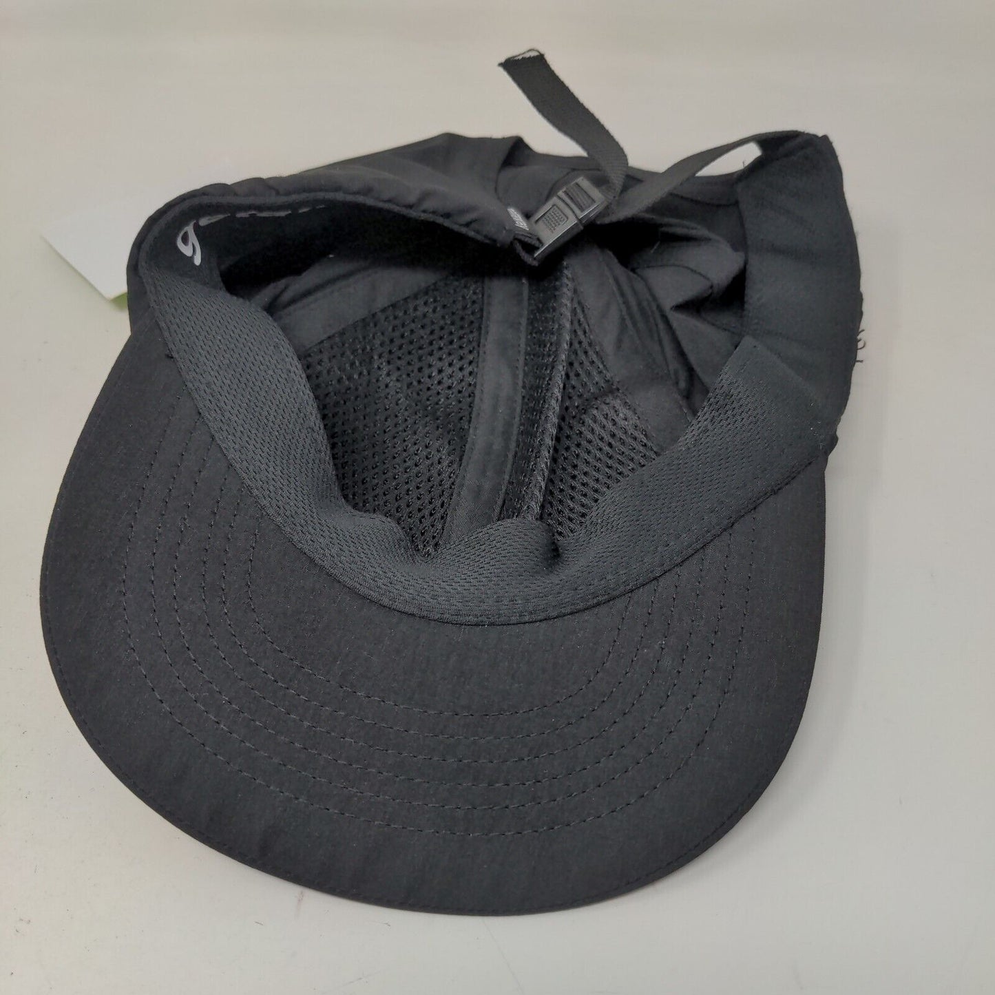 Getaway Men's Slideback Hat Black Adjustable Blank W/Tags Spell Out