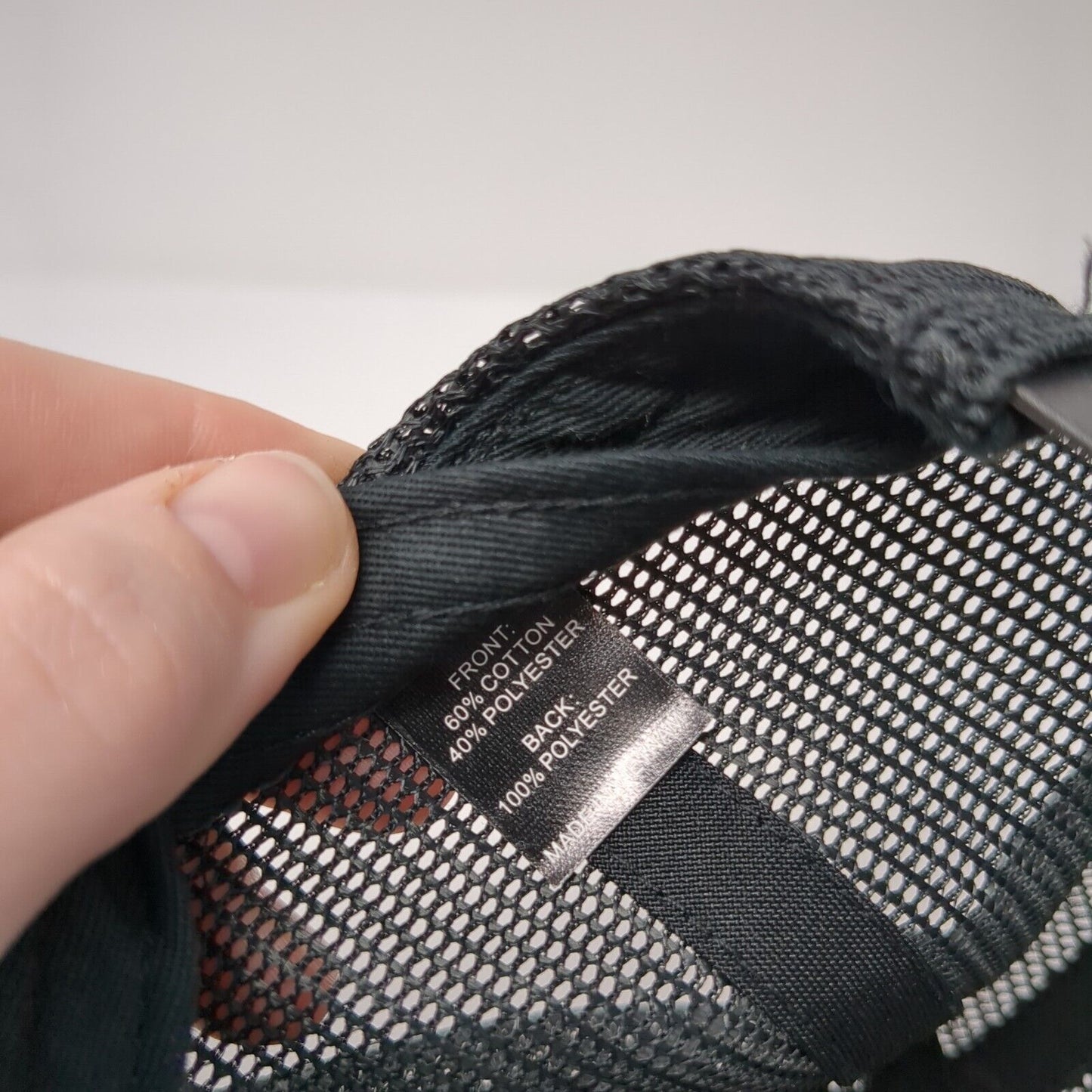 HDC Snapback Mesh Back Trucker Hat Black XL Adjustable Richardson