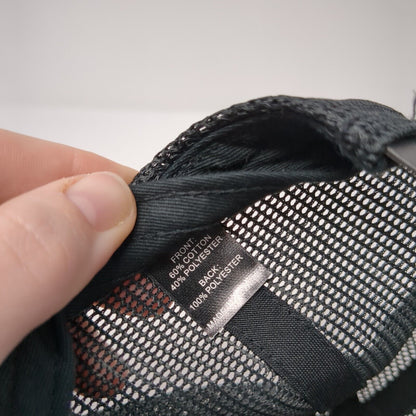 HDC Snapback Mesh Back Trucker Hat Black XL Adjustable Richardson