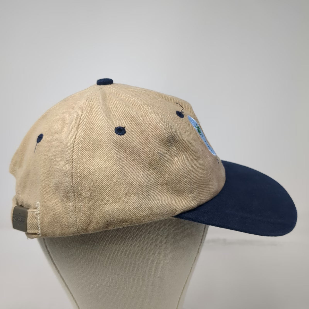 Nissin Cap Baseball Cap Beige Blue One Size Aruba Surfboards Slideback Hat