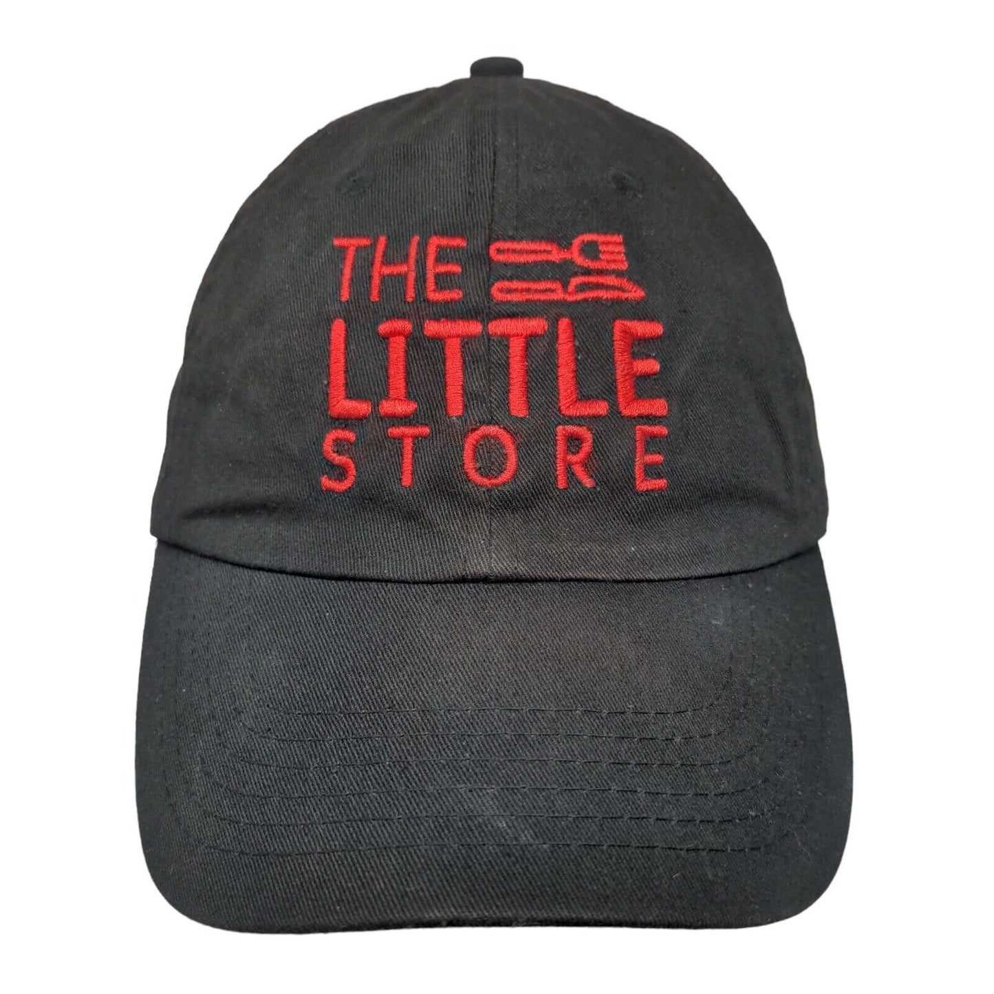The Little Store 01945 Slideback Hat Black One Size Embroidered 6 Panel