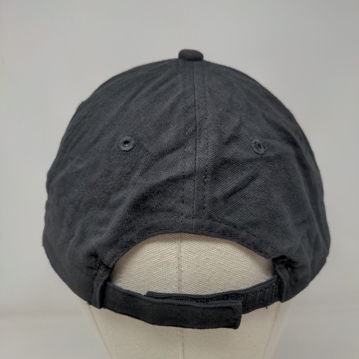 World Famous Dr. McGillicuddy's Strapback Hat Black One Size Embroidered