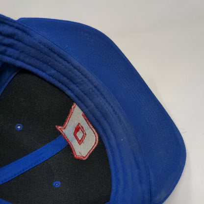 P Initial Snapback Hat Blue One Size Adjustable Embroidered Vented Holes Otto