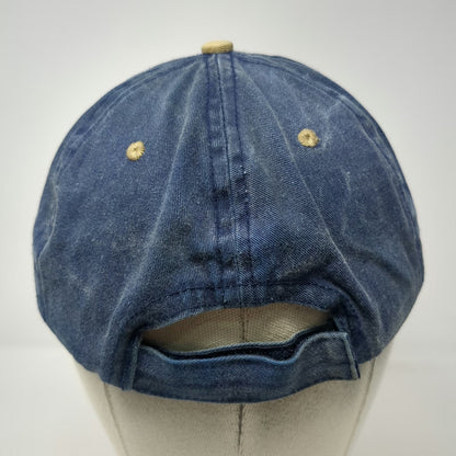 HATS Baseball Cap Blue One Size Embroidered Horse Chincoteague Souvenir hat