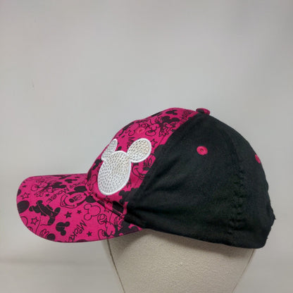 Mickey Mouse Youth Strapback Hat Multicolor One Size Embroidered Disney Parks