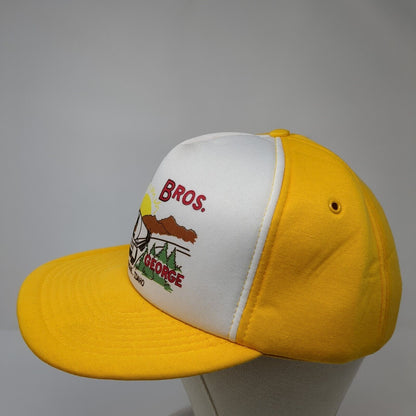 Silver Bros. Bart George Buhl & Jerome Idaho Snapback Hat Yellow OS San Sun