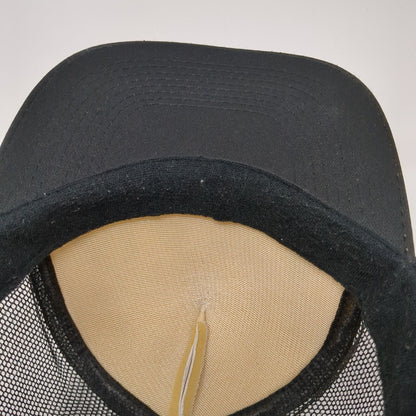Alaska Snapback Mesh Back Rope Trucker Hat Black One Size Otto