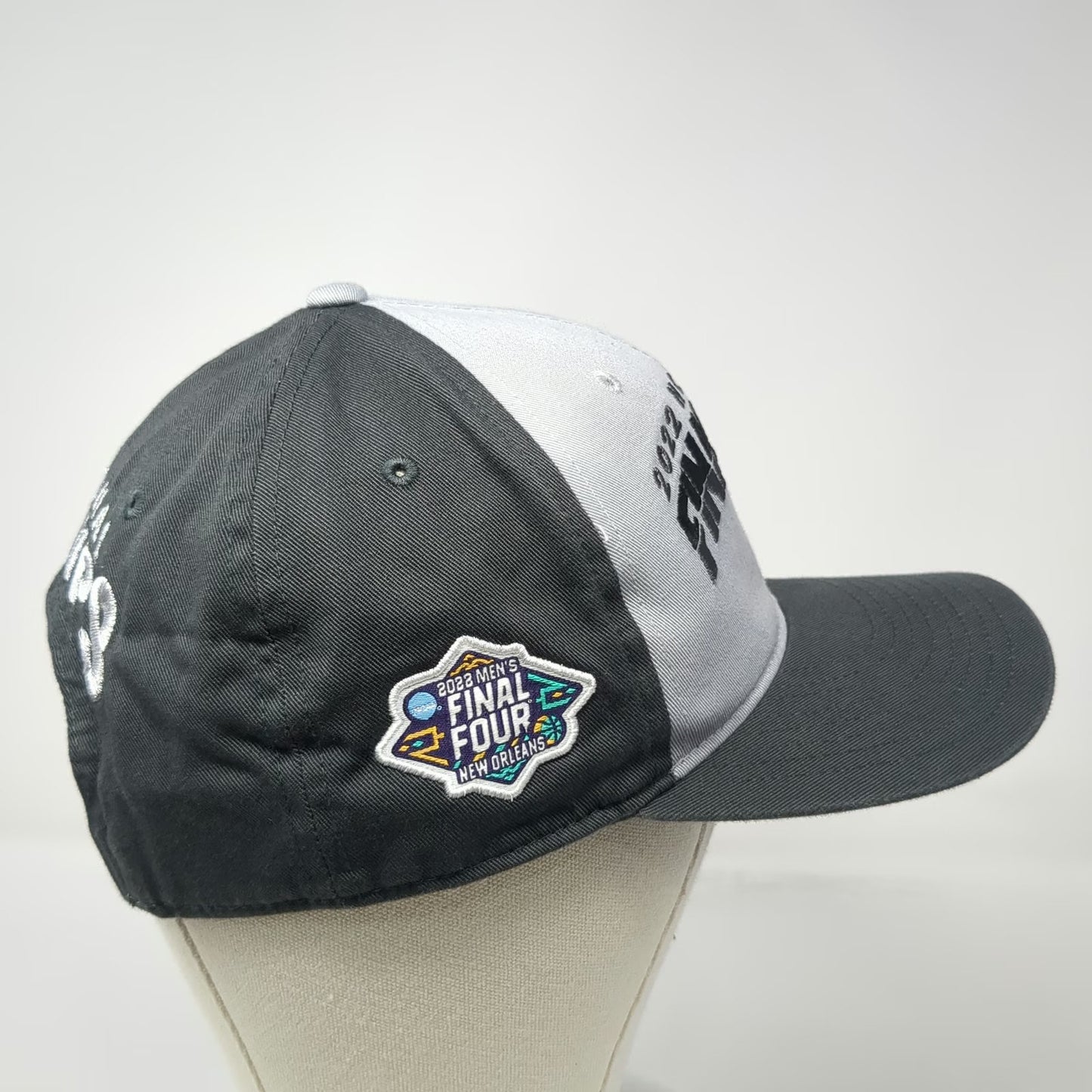 Nike Villanova NCAA Snapback Gray Black Hat One Size 2022 Final Four Champs