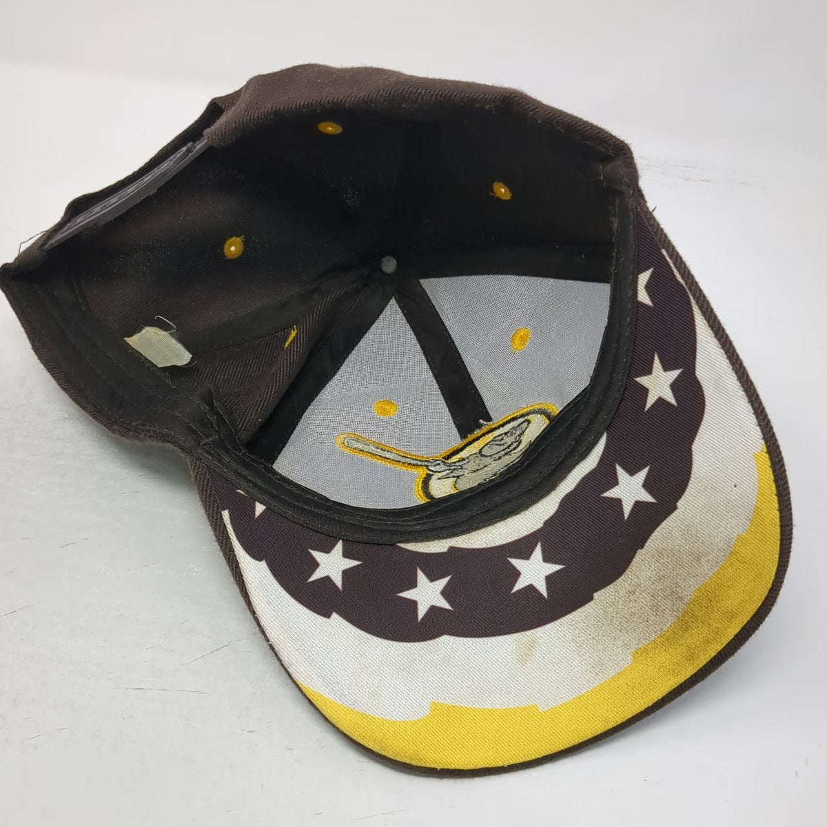 San Diego Padres MLB Snapback Hat Brown Yellow One Size Opening Day Sycuan Stars