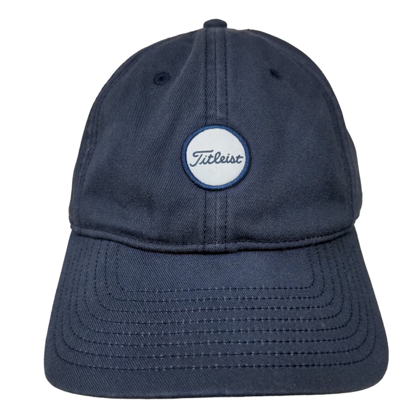 Titleist Slideback Hat Blue One Size Adjustable 6 Panel Vent Holes
