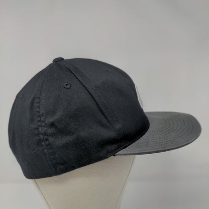 Quiksliver Fitted Hat Black Large/XL Embroidered Flexfit Colorblock