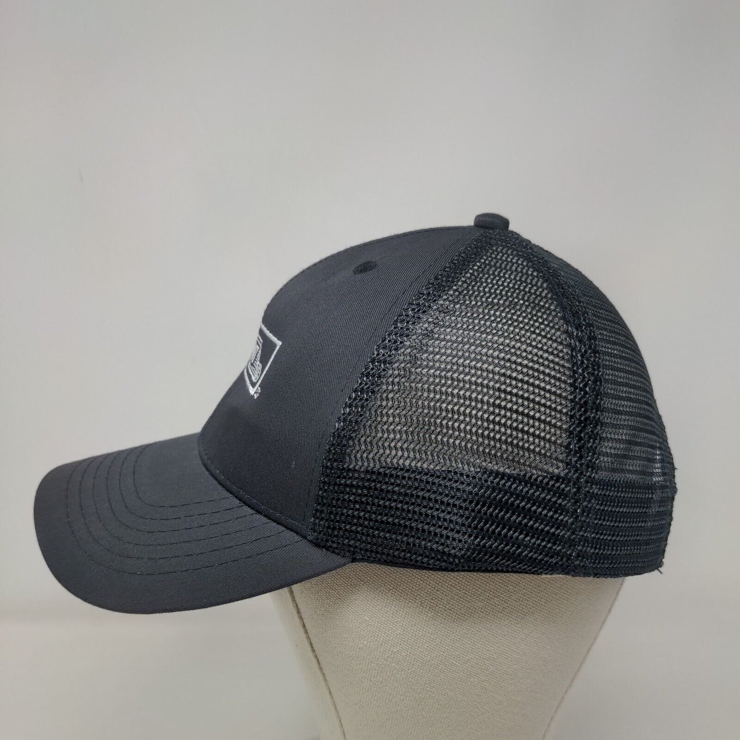 J.B. Hunt Strapback Trucker Hat Gray One Size Adjustable Mesh Back Cintas