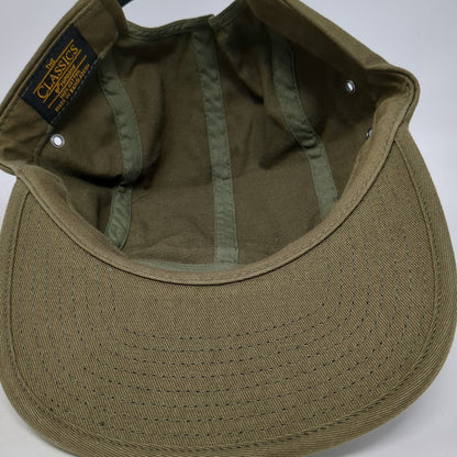 Yupoong 5 Panel Green One Size Forever Skateboards Slideback Flat Brim Hat