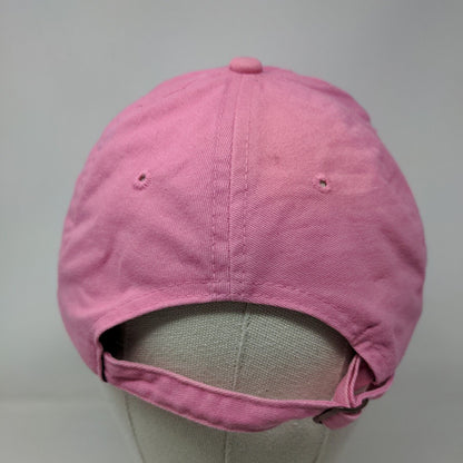 Big X Slideback Hat Pink One Size Adjustable 6 Panel Vent Holes Blank