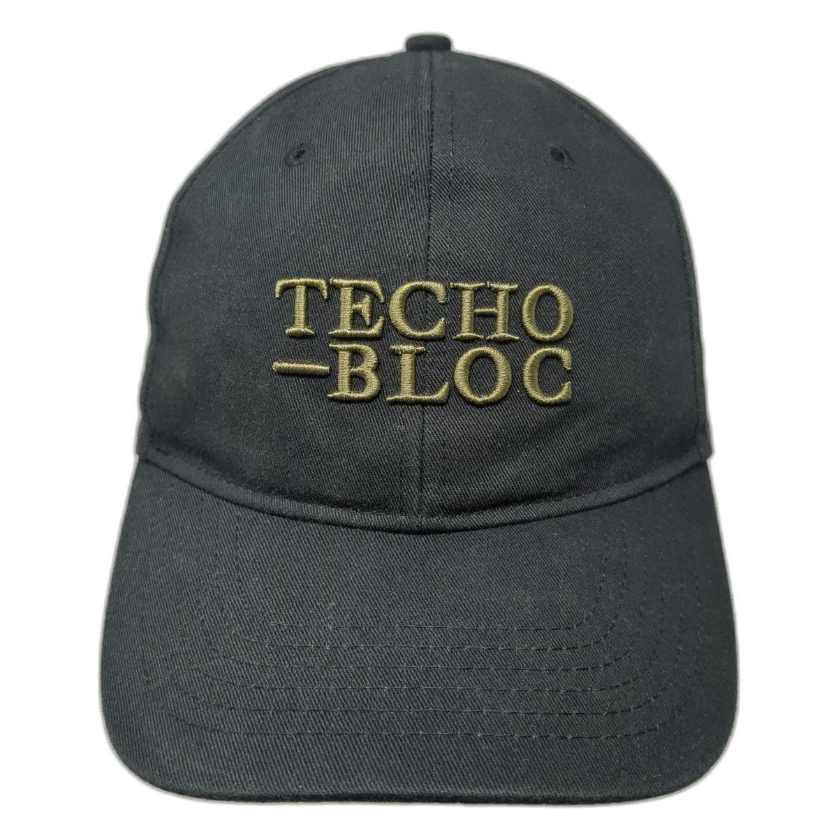 Techo-Bloc Snapback Hat Black One Size 100% Cotton Hardscape Masonry Logo Cap
