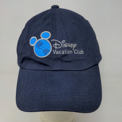 Disney Parks Men's Slideback Hat Blue Vacation Club Member Embroidered Logo