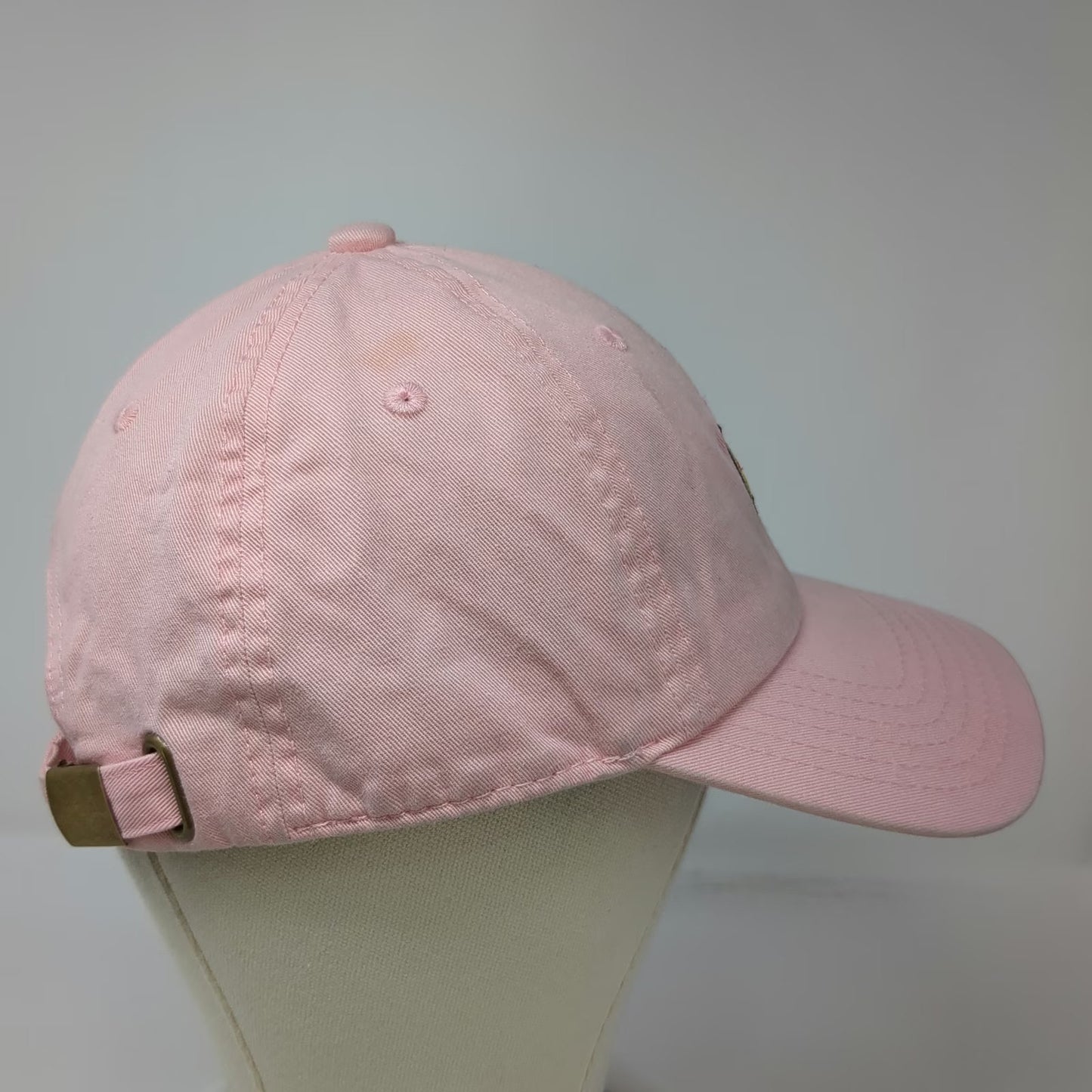 USA Premium Headwear Baseball Cap Pink One Size Boba Tea Cotton Hat Slideback