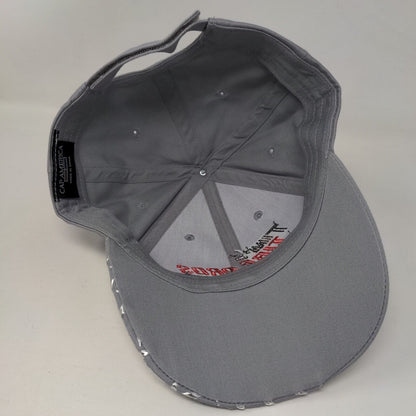 Tim's Tire Pros Strapback Hat Gray One Size Embroidered Cap America
