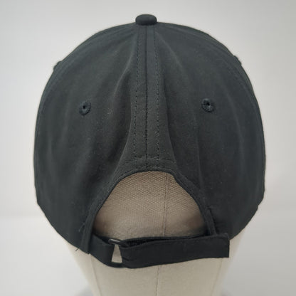 Amy & Jaime's Place Strapback Hat Black One Size Adjustable Embroidered 6 Panel