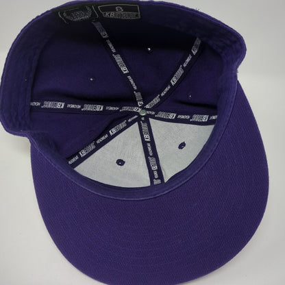 KB ETHOS Fitted Hat Purple 8 Solid Blank 6 Panel Vent Holes Outdoor