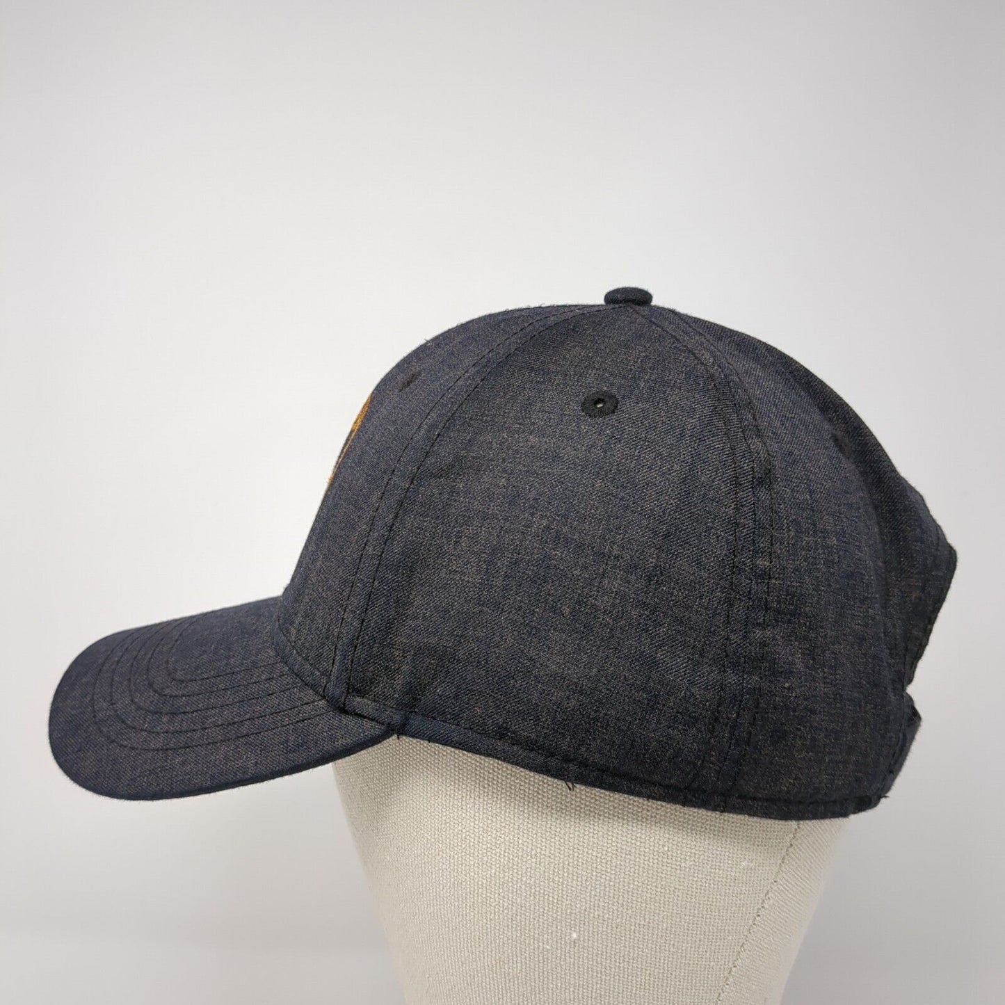 McCall Idaho 1917 Strapback Hat Blue One Size Adjustable Embroidered ACE USA