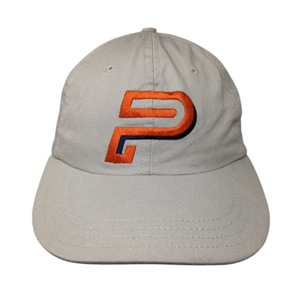 Paramount Bank Slideback Hat Tan One Size Adjustable Embroidered 6 Panel