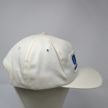 Snapback White One Size Ontario New Holland Agriculture Tractor Logo Patch Hat