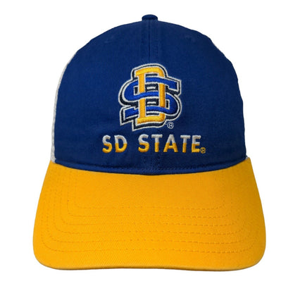 SD State South Dakota State Snapback Mesh Back Hat Embroidered Logo W/Tags NCAA