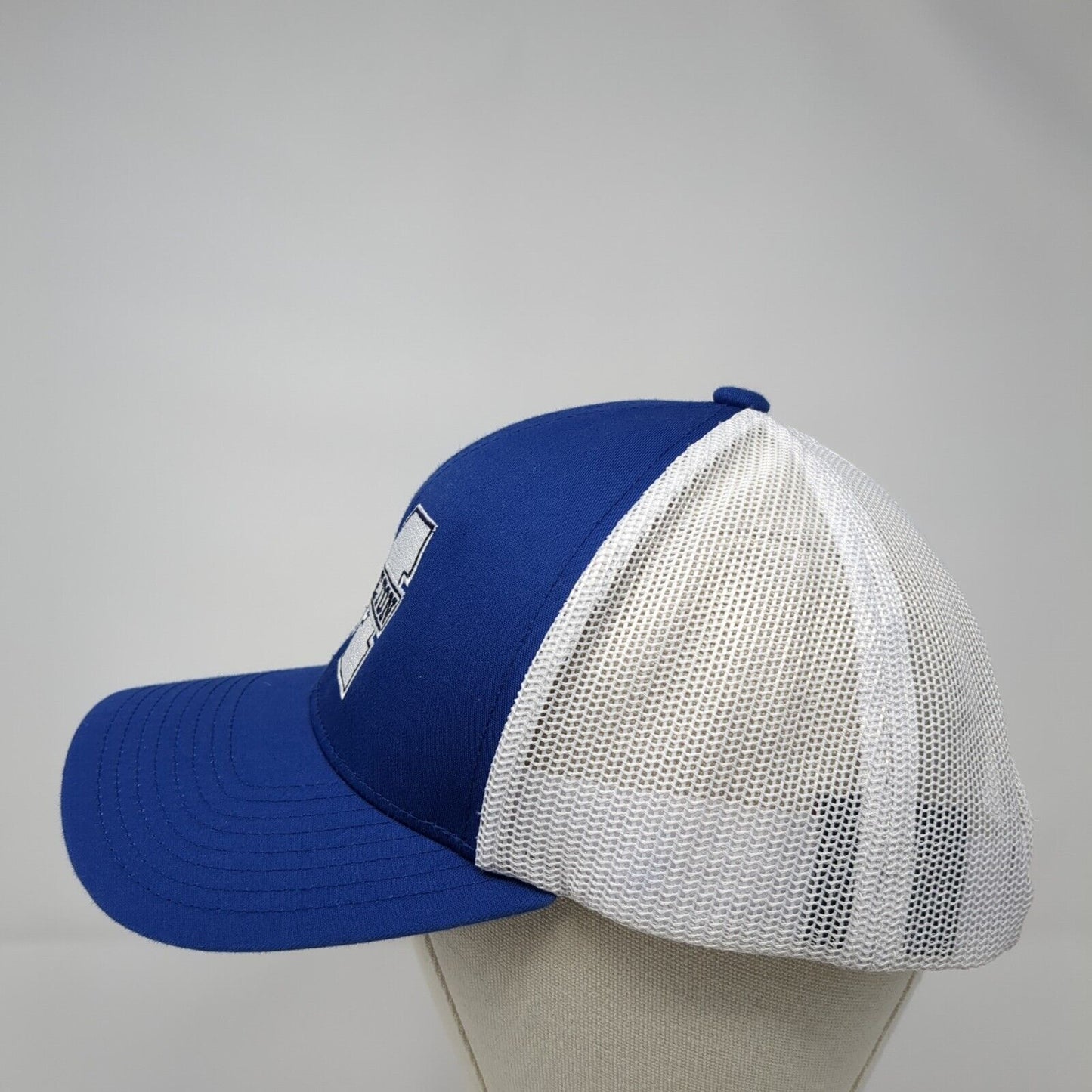 Middleton Snapback Trucker Hat Blue OS Adjustable Mesh Back Pacific Headwear